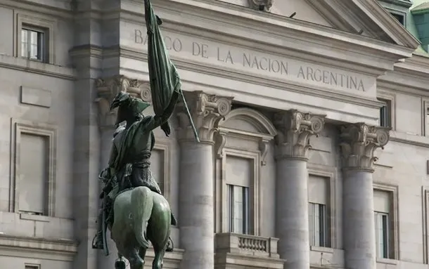 Edificio del Banco Nación en Argentina