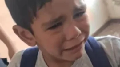 Imagen conmemorativa de Ángel López, el pequeño asesinado en Comodoro Rivadavia