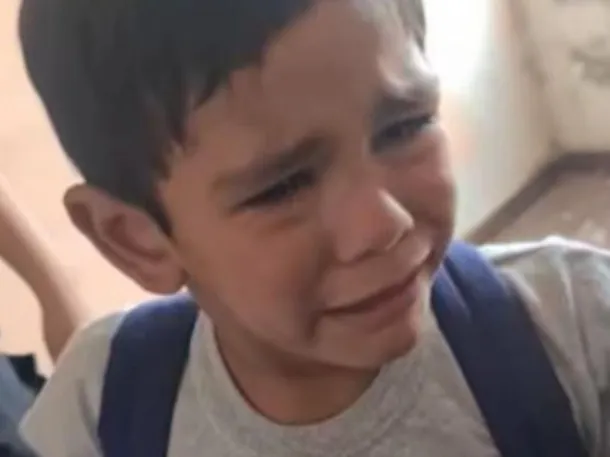 Imagen conmemorativa de Ángel López, el pequeño asesinado en Comodoro Rivadavia