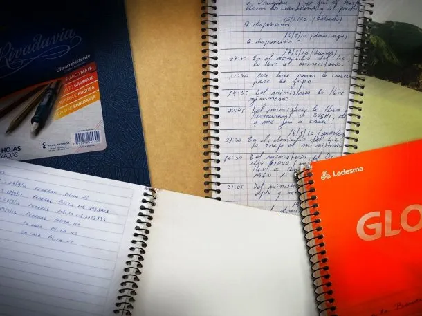 Cristóbal López en los tribunales federales de Comodoro Py