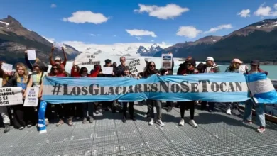 Imagen de una mina en Argentina