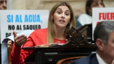 Imágenes de glaciares en la Cordillera de los Andes