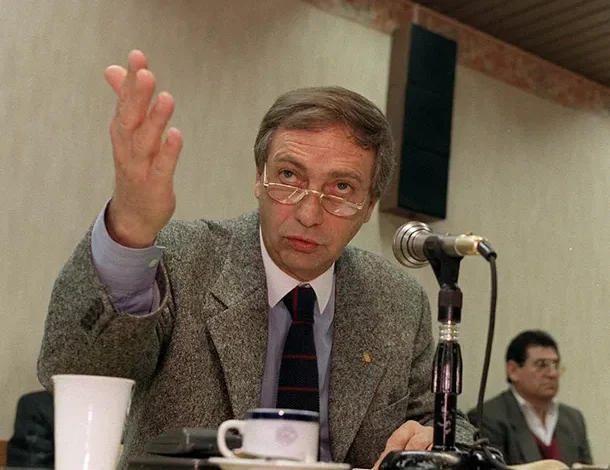 Imagen de Luis Brandoni en una de sus últimas presentaciones públicas