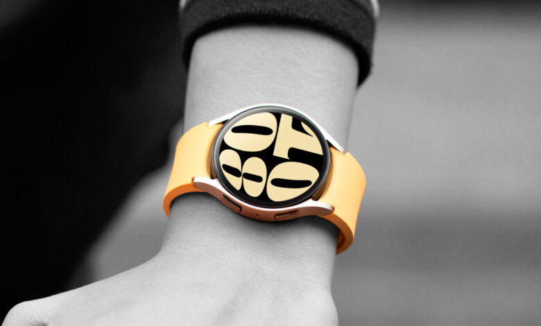 Imagen de un Galaxy Watch con una batería agotada