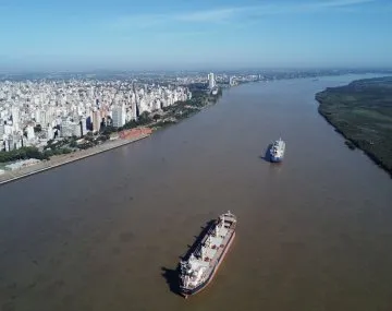 Imagen de la Hidrovía Paraguay-Paraná