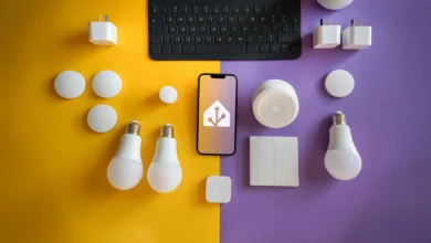 Interfaz de usuario de Home Assistant en un dispositivo móvil