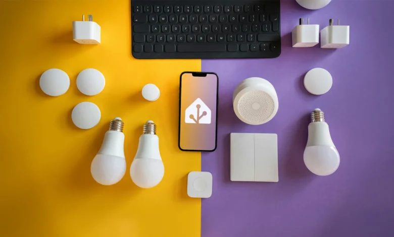 Interfaz de usuario de Home Assistant en un dispositivo móvil