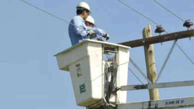 Mapa de Córdoba con áreas afectadas por cortes de luz