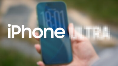 Imagen conceptual del iPhone Ultra con pantalla plegable