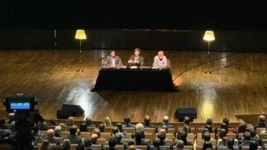 Javier Milei en el Palacio Libertad