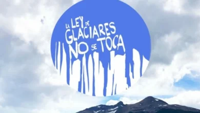 Imagen de una manifestación en defensa de la Ley de Glaciares en Córdoba