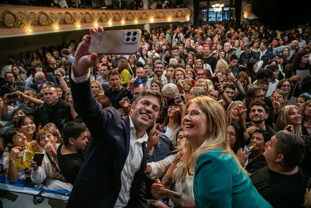 Axel Kicillof en el lanzamiento de la propuesta educativa del MDF
