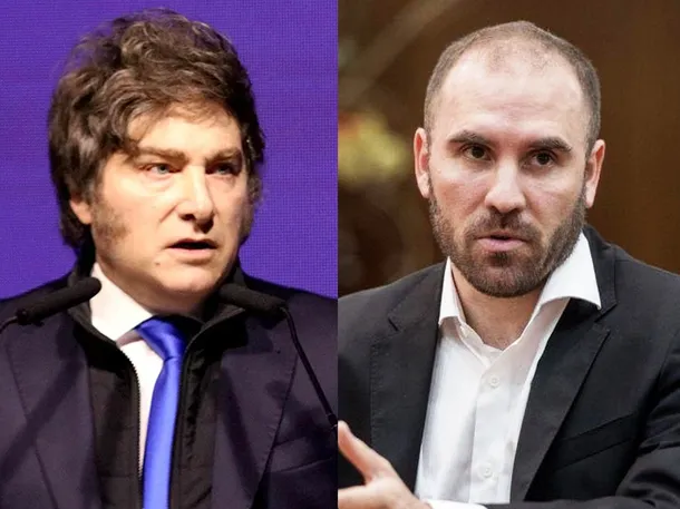 Imagen de Javier Milei y Fernando Morra en un debate económico