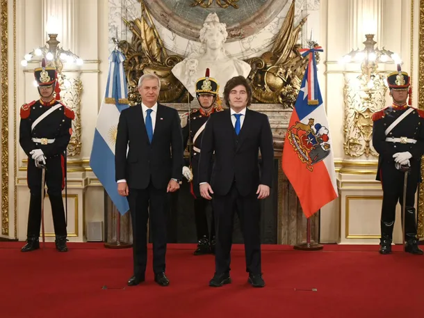 Javier Milei y José Antonio Kast se reúnen en la Casa Rosada