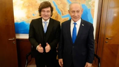 Javier Milei y Benjamin Netanyahu en una reunión en Israel
