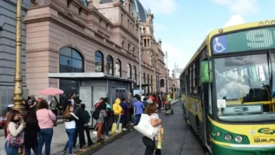 Imagen de un colectivo en el AMBA