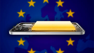 Imagen de un dispositivo electrónico con batería extraíble