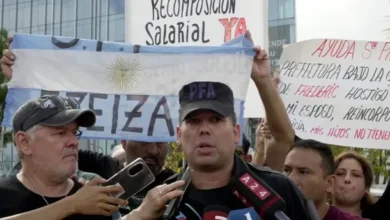 Imagen de la movilización de las fuerzas federales en el Edificio Centinela