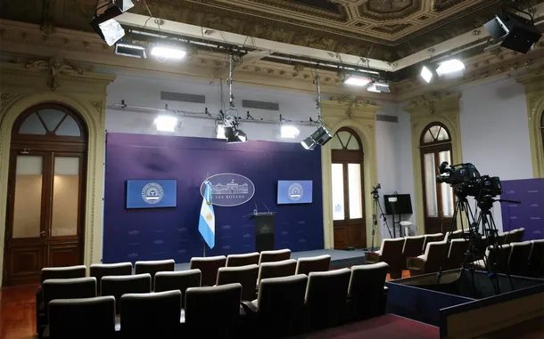 Sala de Prensa de la Casa Rosada
