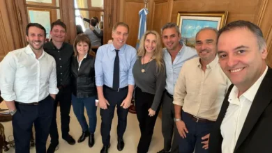 Reunión de la mesa política del Gobierno en la Casa Rosada