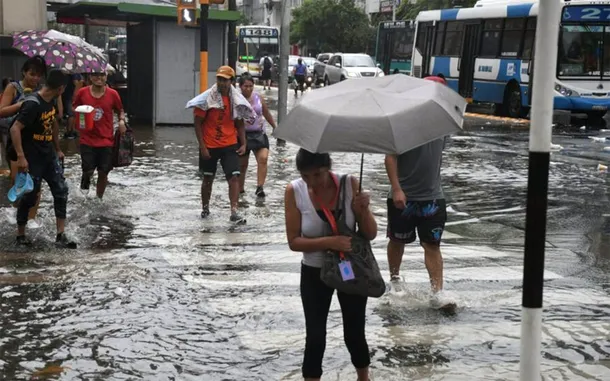 Imagen de tormenta severa en Buenos Aires