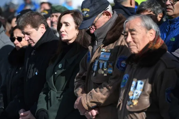 Victoria Villarruel hablando sobre las Islas Malvinas