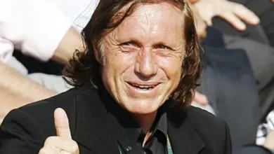 Guillermo Vilas celebrando las Pascuas con su familia