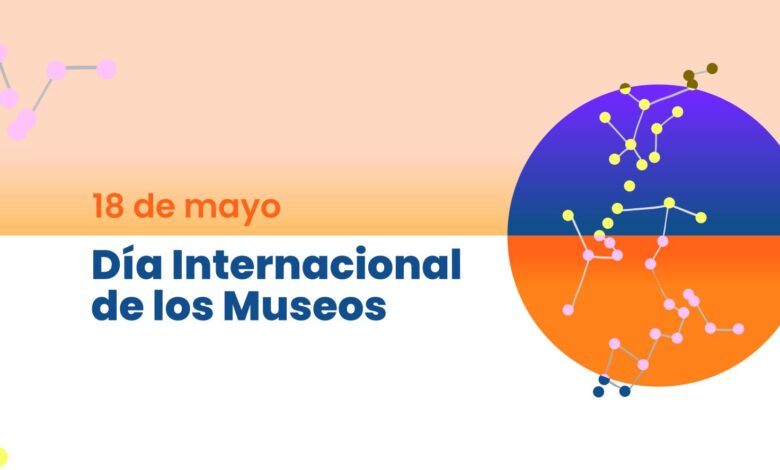 Imagen de una persona visitando un museo