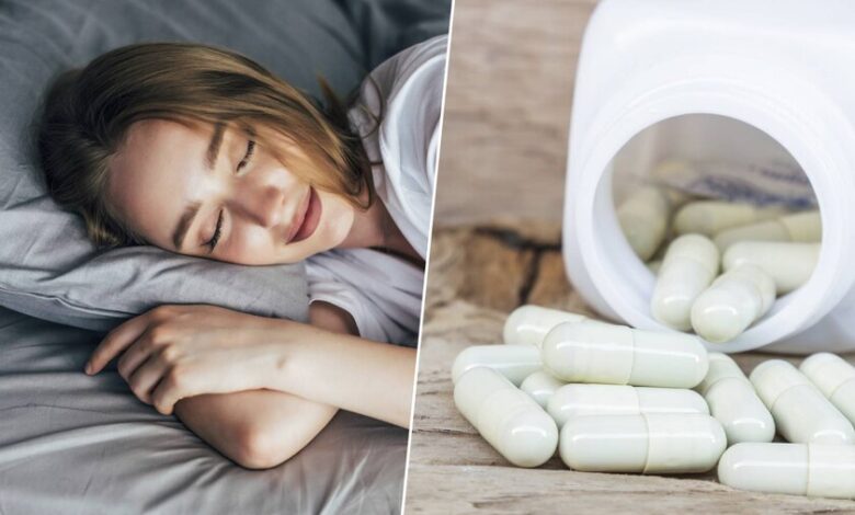 Personas tomando pastillas para dormir