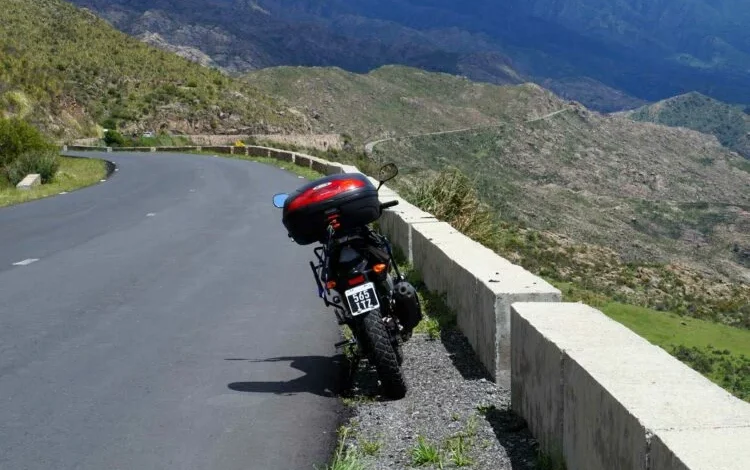 Vista del Camino de las Altas Cumbres en Córdoba