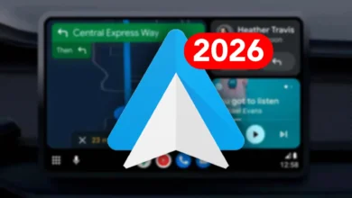 Imagen de la nueva interfaz de Android Auto en un vehículo
