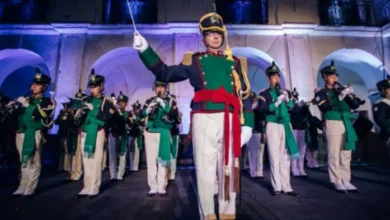 Imágenes del Cabildo Histórico de Córdoba durante el Cambio de Guardia