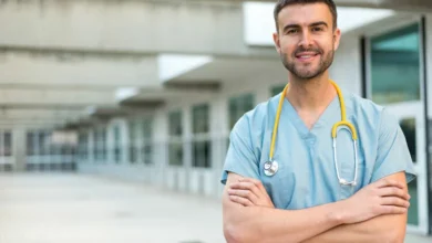 Estudiantes de enfermería en prácticas