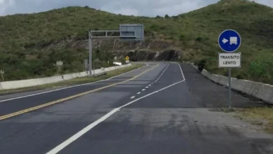 Corte del Camino de las Altas Cumbres, obras de mantenimiento y protección vial