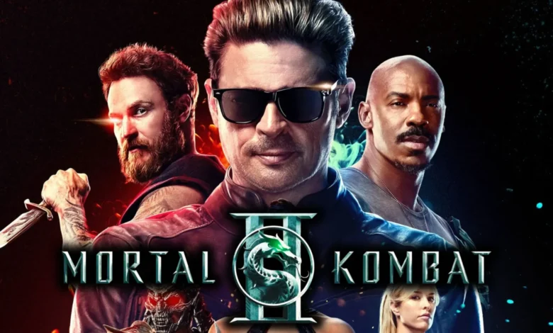 Imagen de la película Mortal Kombat 2 con los personajes principales