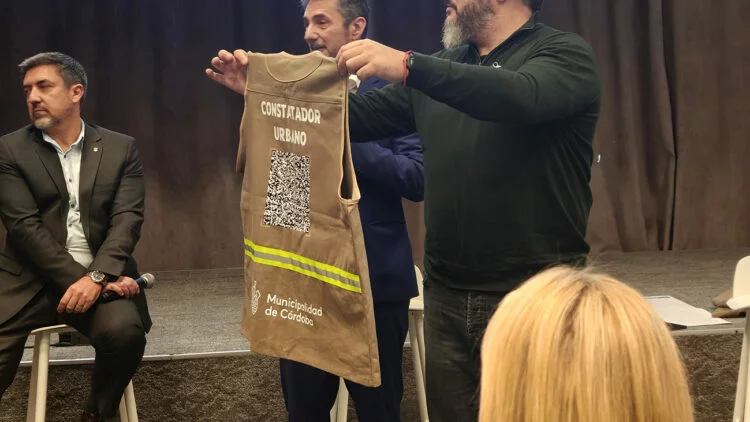 Imagen de un cartel de estacionamiento medido en Córdoba