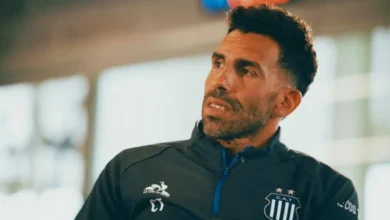 Imágenes de jugadores de Talleres en acción