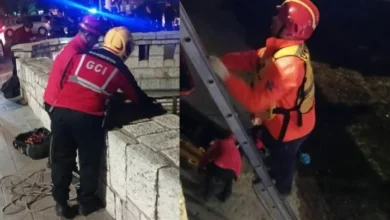 Imagen de La Cañada en Córdoba, con personal de emergencia en el lugar