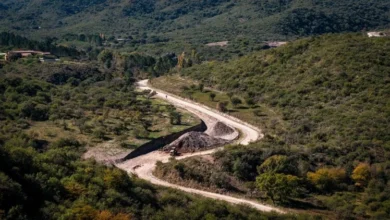 Trabajos de pavimentación en la Ruta Provincial S-372
