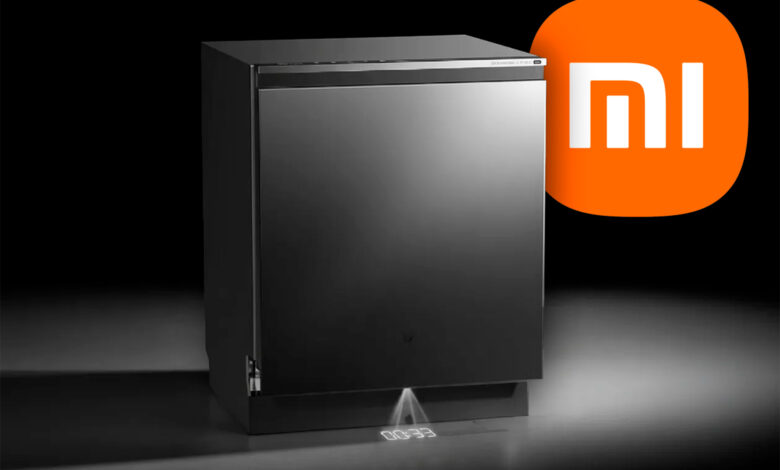 Imagen de un lavavajillas inteligente de Xiaomi