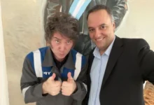 Imagen de Manuel Adorni y Javier Milei