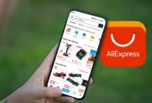 Imagen de la aplicación AliExpress en un móvil con notificaciones