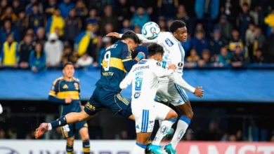 Imagen del partido entre Boca y Cruzeiro
