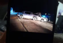Imagen de un accidente vial en San Vicente