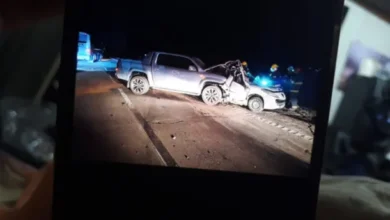 Imagen de un accidente vial en San Vicente