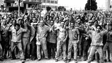 Imagen de una manifestación durante el Cordobazo