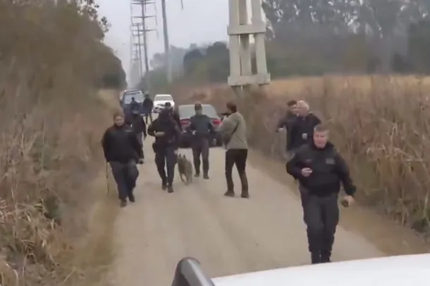 Imagen de un descampado en Córdoba, donde se halló el cuerpo de Agostina Vega