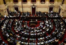 Sesión en la Cámara de Diputados