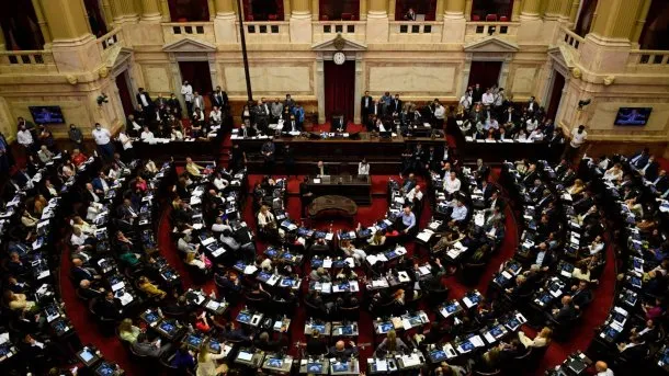 Sesión en la Cámara de Diputados