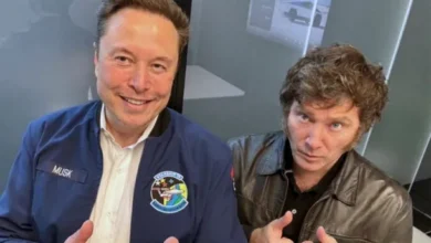 Javier Milei y Elon Musk en una reunión en Austin, Texas